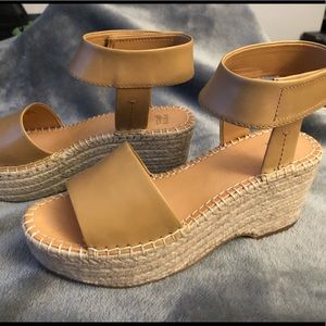 Frye company Amber espadrille wedges